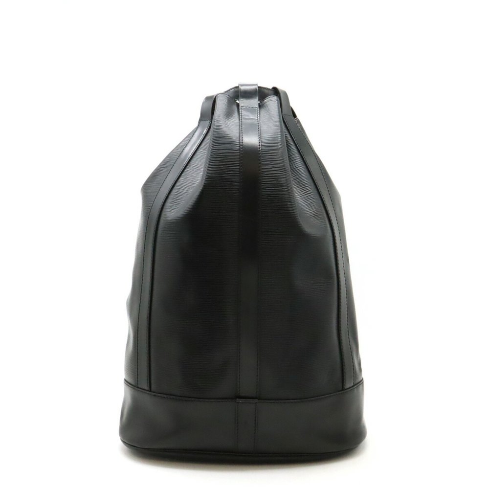 LOUIS VUITTON Louis Vuitton Epi Randonne GM Shoulder Bag Leather Noir Black M...